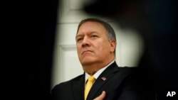 အမေရိကန်နိုင်ငံခြားရေးဝန်ကြီး Mike Pompeo. (ဇူလိုင် ၂၆၊ ၂၀၁၉)