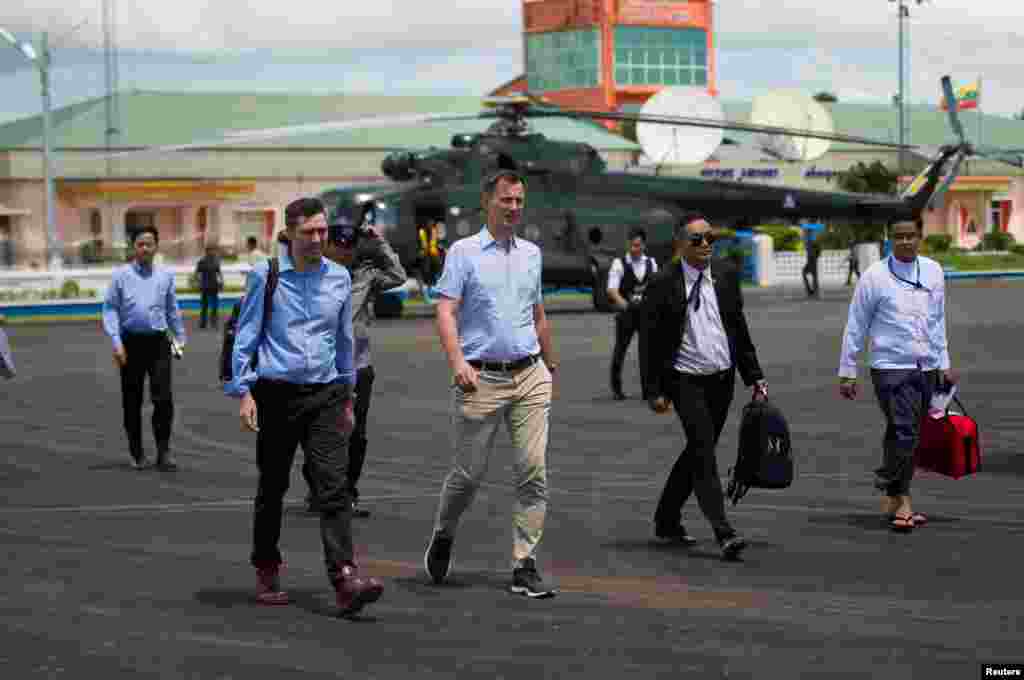 &nbsp;ဗြိတိန်နိုင်ငံခြားရေးဝန်ကြီး Jeremy Hunt ရခိုင်ပြည်နယ်သွားရောက်လေ့လာ