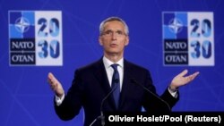  NATO အဖွဲ့ကြီးရဲ့ အတွင်းရေးမှူးချုပ် Jens Stoltenberg