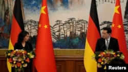 German Foreign Minister Annalena Baerbock vs Chinese Foreign Minister Qin Gang