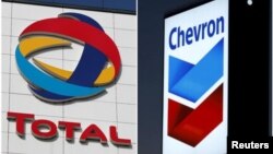 The move by Total and Chevron is earning praise from pro-democracy activists for taking an important first step. PHOTO: REUTERS