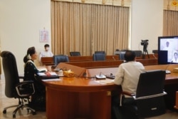 ဒေါ်အောင်ဆန်းစုကြည် (သတင်းဓာတ်ပုံ - Myanmar State Counsellor Office)