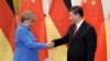 Chủ tịch Tập của Trung Quốc điện đàm với Thủ tướng Đức Merkel