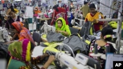 Bangladesh garment factory -AP