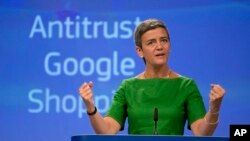 EU ကော်မရှင်နာမင်းကြီး Margrethe Vestager 