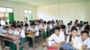 A middle school at the village where located on the road from Yangon to Mandalay (Photo- Hta Naung Daing)