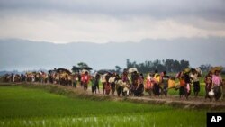 ရခိုင်အကြမ်းဖက်တိုက်ခိုက်မှုတွေကြောင့် ထွက်ပြေးနေရတဲ့ ဒုက္ခသည်များ (စက်တင်ဘာ ၂၀၁၇)