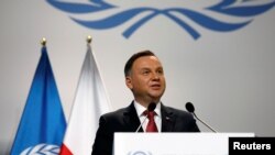 ပိုလန်သမ္မတ Andrzej Duda. (ဒီဇင်ဘာ ၃၊ ၂၀၁၈)