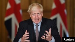 ဗြိတိန်ဝန်ကြီးချုပ် Boris Johnson. (စက်တင်ဘာ ၉၊ ၂၀၂၀)