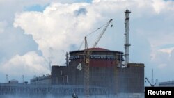 FILE PHOTO: Zaporizhzhia Nuclear Power Plant near Enerhodar