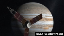 NASA’s solar-powered Juno is expected to begin orbiting the planet Jupiter on July 4, 2016, five years after the spacecraft’s launch. 