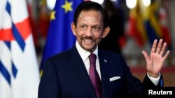 Brunei နိုင်ငံ Sultan ဘုရင် Hassanal Bolkiah (အောက်တိုဘာ၊ ၁၈၊ ၂၀၁၈)