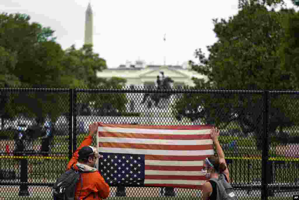 Washington မြို့က ဆန္ဒပြပွဲ မြင်ကွင်း။&nbsp;