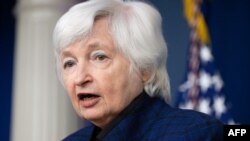 အမေရိကန်ဘဏ္ဍာရေးဝန်ကြီး Janet Yellen 