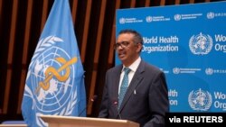 WHO ကမ္ဘာ့ကျန်းမာရေး အဖွဲ့ကြီး Tedros Adhanom Ghebreyesus