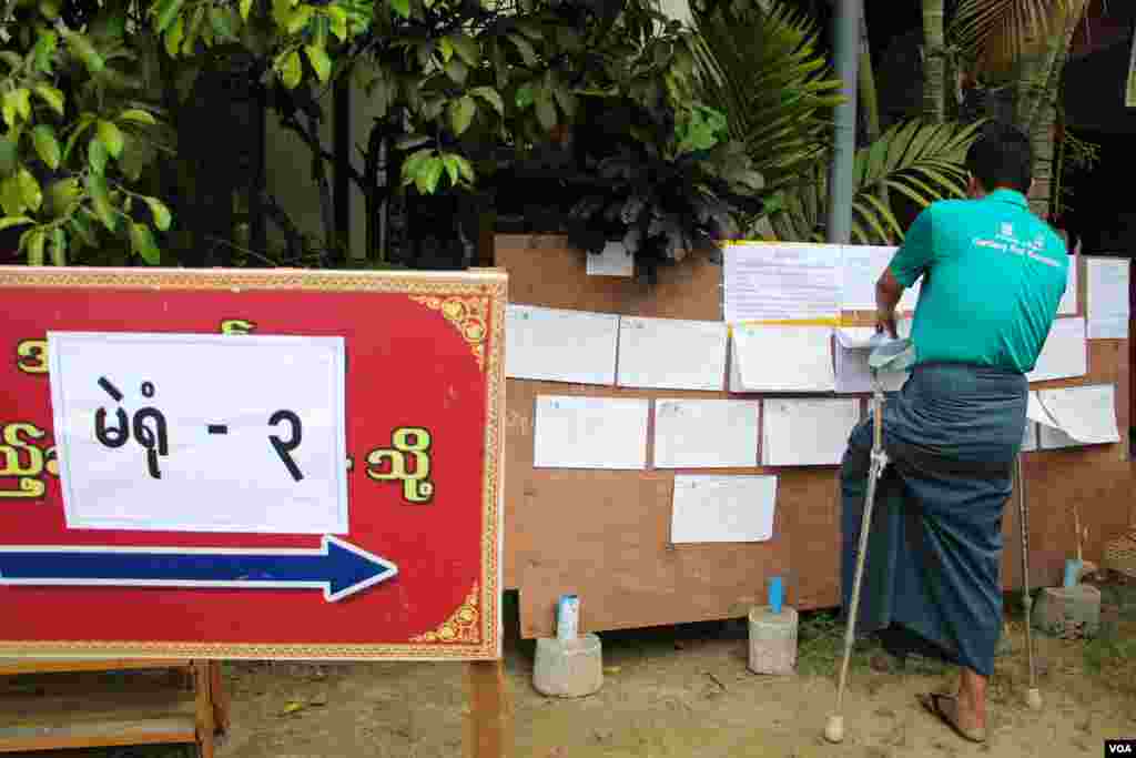 Voting began in Myanmar Saturday in by-elections