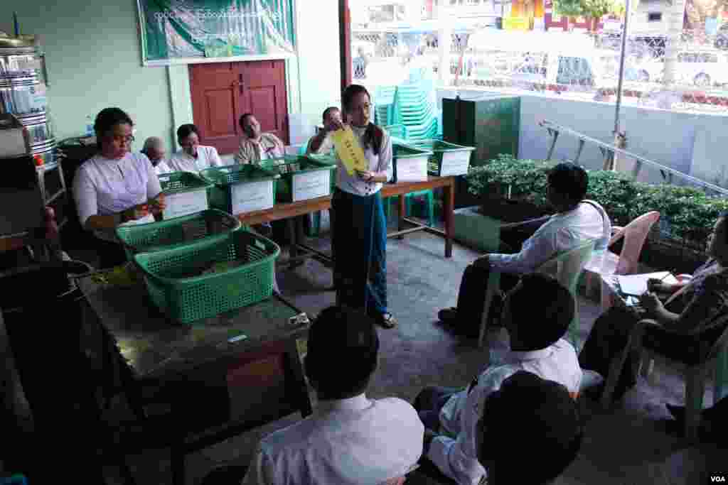 Voting began in Myanmar Saturday in by-elections