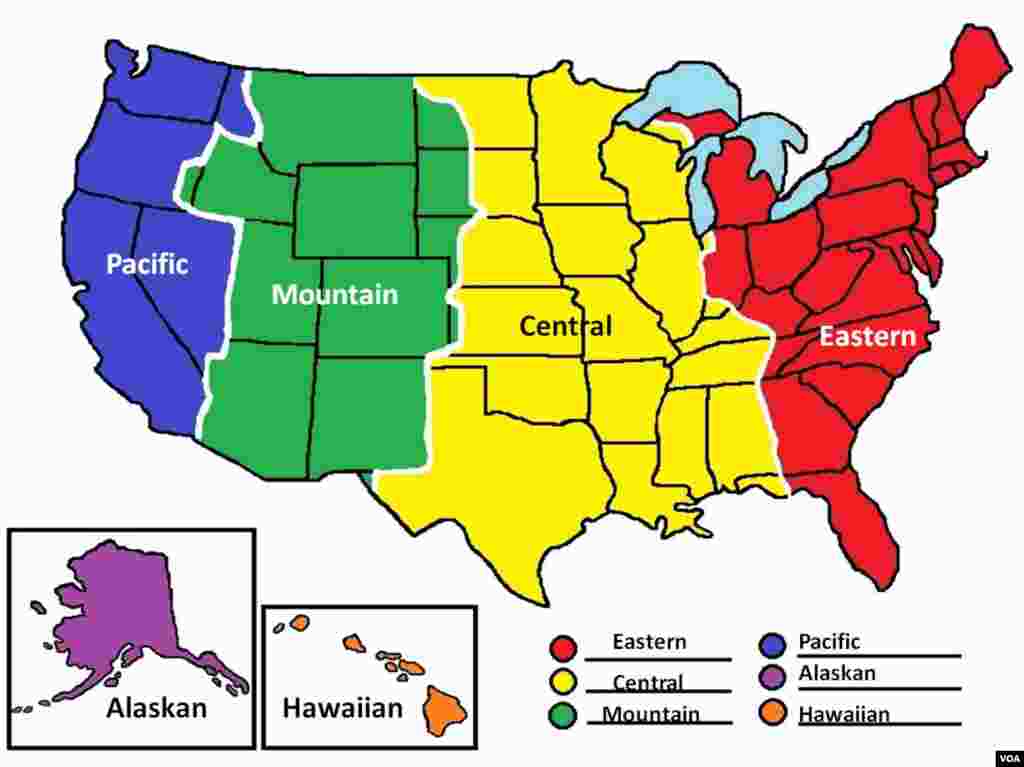 US Time Zones